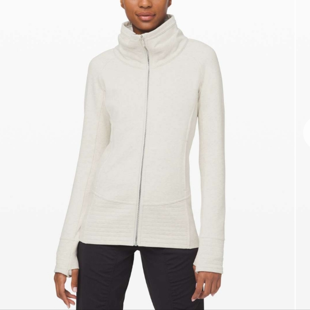 Lululemon Radiant Jacket, 6, GUC, Oatmeal Heather